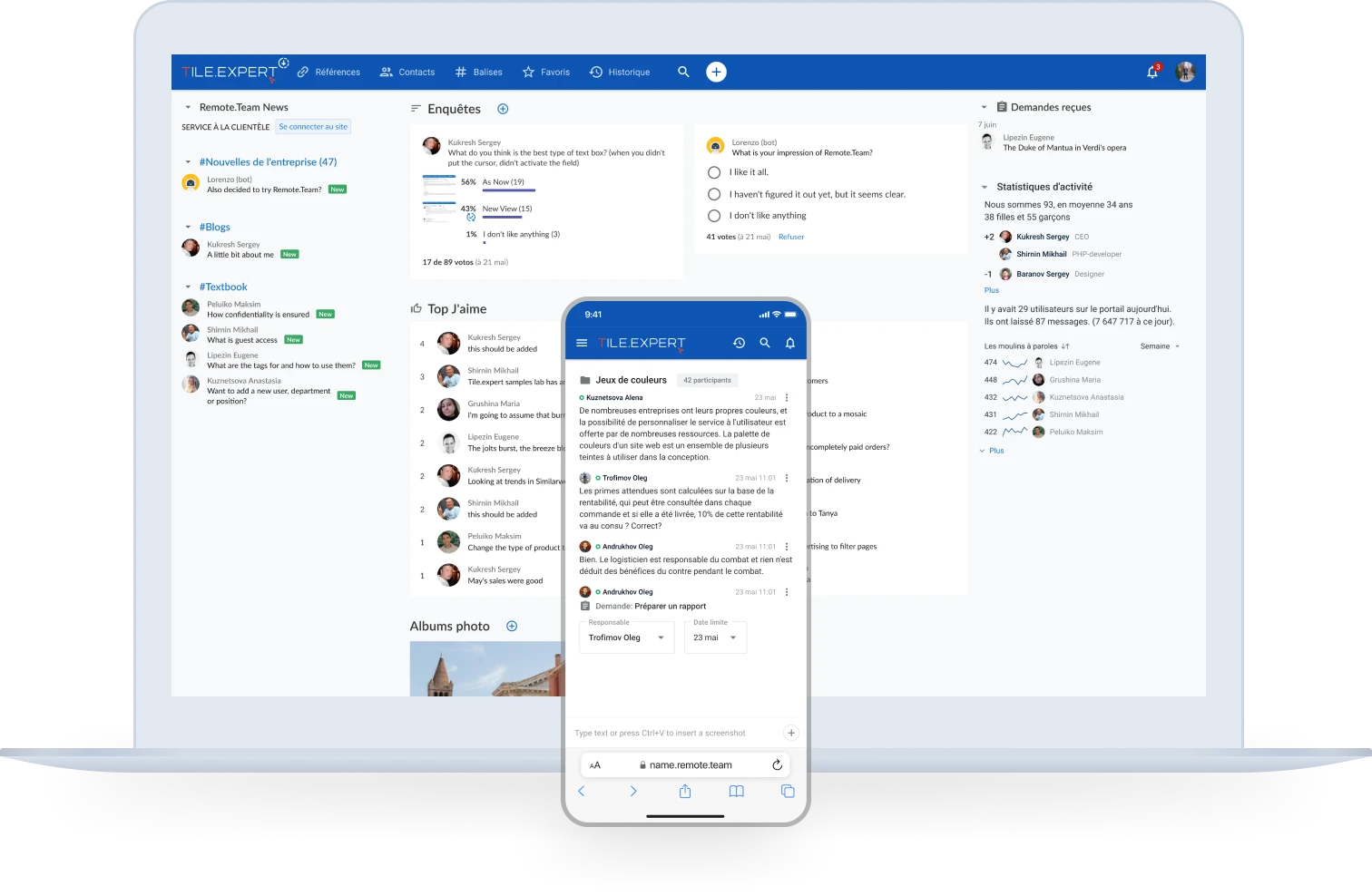 Remote team hero one