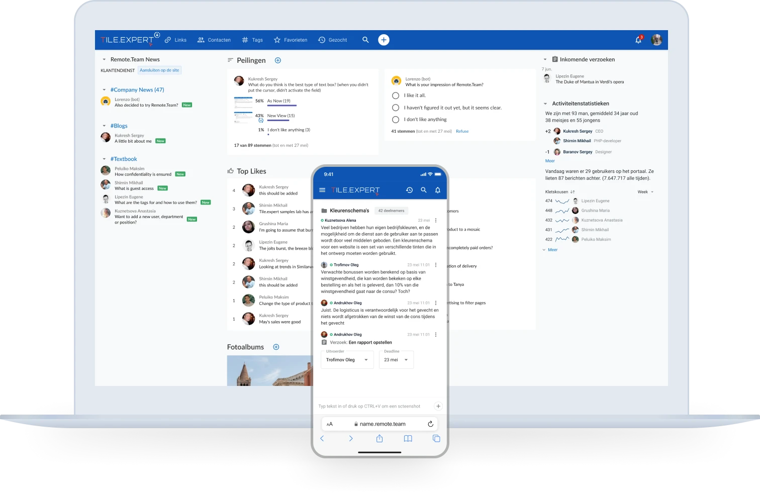 Remote team hero one